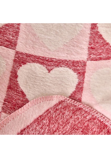 Soft Amour Pamuklu Tv Battaniyesi - Pembe / Kırmızı - 130X170 cm modelleri