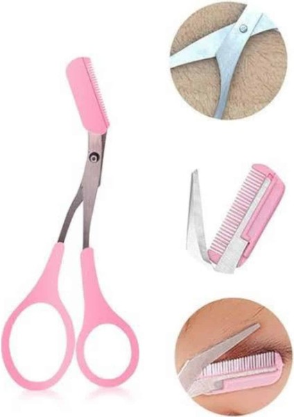 Taraklı Kaş Bıyık Makası ve Kaş Ustura Seti Kaş Bıyık Tüy Alma Epilasyon A - MK001R-4ODCE fiyatları