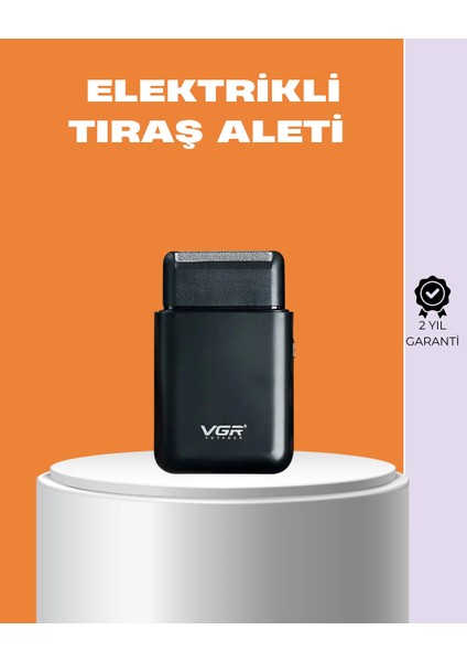 45 Dakika Çalışma Süreli Şarjlı Tıraş Makinesi | Abs Gövdeli