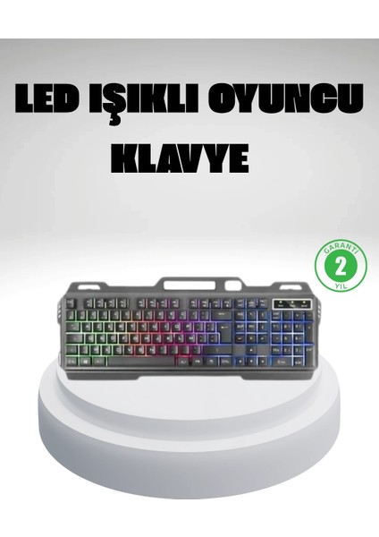 Rgb Işıklı Oyuncu Klavye Mouse Seti – Türkçe Q, Ayarlanabilir Dpı, Ergonomik ve Dayanıklı Tasarım