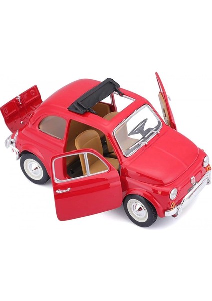 22099 Burago Fiat 500L 168 Kırmızı 1:24 -Sunman modelleri