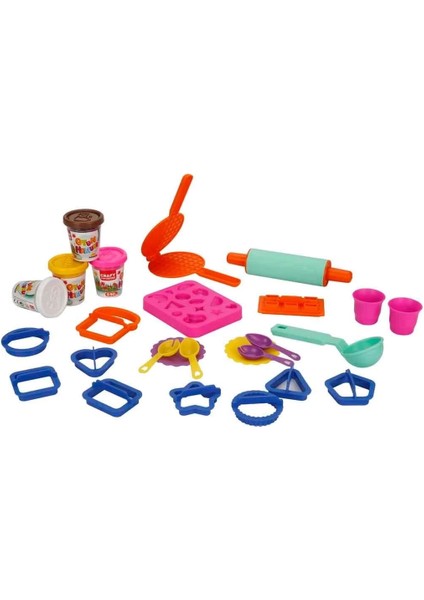 Tatlı Düşler Oyun Hamuru Seti 200 gr 22 Parça modelleri