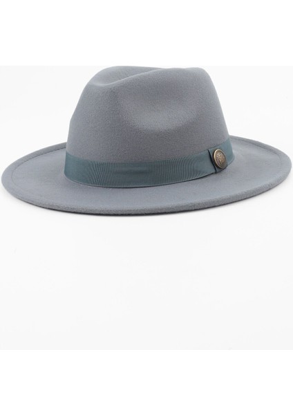 Nardo Gri Fötr Panama Şapka