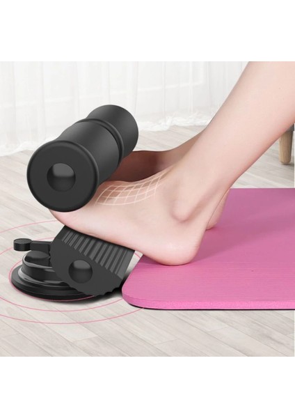 Mekik Çekme Spor Aleti Ayak Destekli Vantuzlu