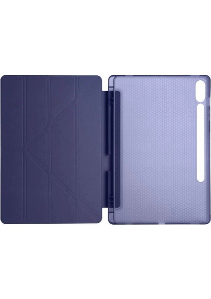 Samsung Galaxy X610 Tab S9 Fe Plus 12.4 Kılıf Kalemlikli Mars Tablet Kılıfı - Lacivert modelleri