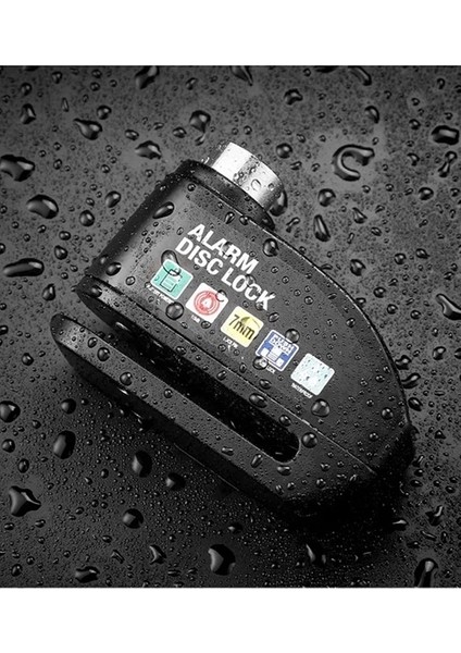 Alarmlı Disk Kilidi Motorsiklet Scooter Bisiklet Sesli Alarm 110 Desibel Yüksek Ses indirimleri