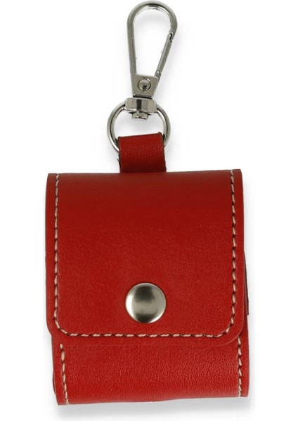 Airpods 2 (2.nesil) Askılı Kılıf - Kırmızı