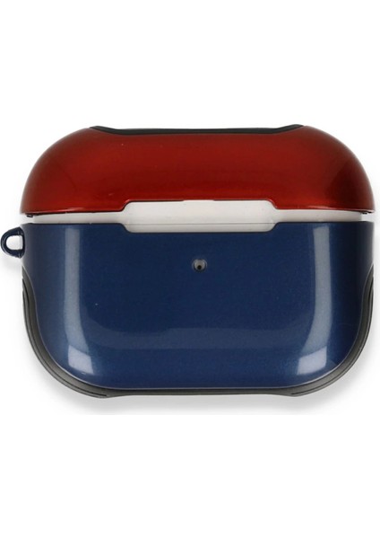 Airpods 3 (3.nesil) 3in1 Kılıf - Lacivert-Kırmızı fiyatları