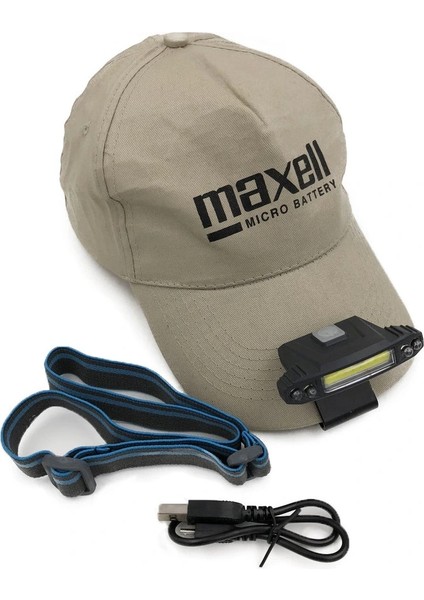 Police PS-1930 USB Şarjlı Cob LED Şapka Feneri indirimleri