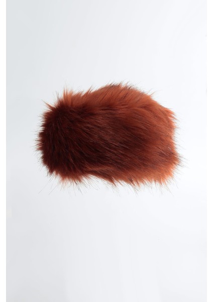 Taba Suni Kürk Peluş Kalpak Şapka