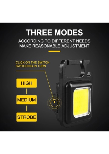 Hs-37 LED Anahtarlıklı Cep Boy Cob LED Metal Kasa Mıknatıslı Şişe Açacağı Usb’li Şarj E fiyatları