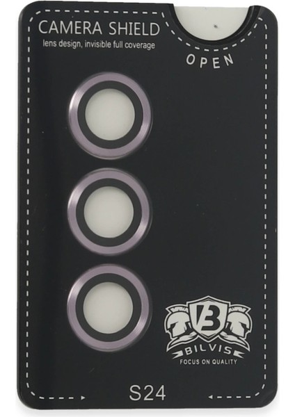 Samsung Galaxy S24 Bilvis Titan Kamera Lens - Derin Mor fiyatları