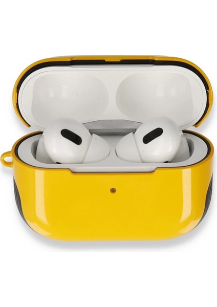 Airpods Pro (1.nesil) 3in1 Kılıf - Sarı