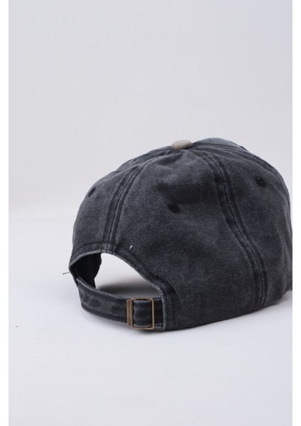 Nakışlı Cap Baseball Şapka - Füme modelleri