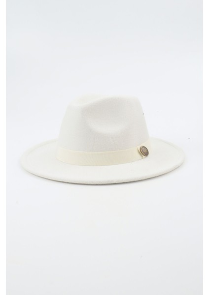 Bej Fötr Panama Şapka