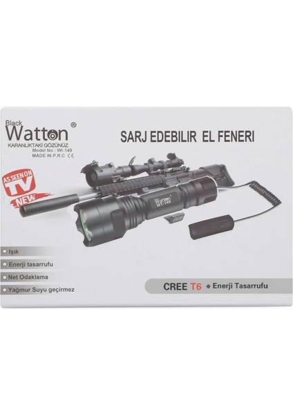 Güçlü At Uyumlu Şarjlı Fener WT-149 fiyatları