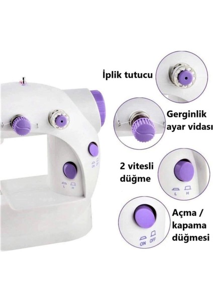 Mini Ev Dikiş Makinesi Pedallı Sewıng Machine indirimleri