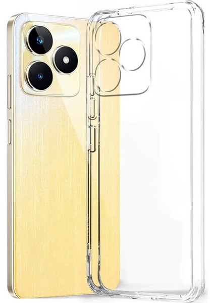 Realme Note 50 4g Kılıf Lüx Şeffaf Silikon