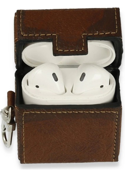 Airpods 2 (2.nesil) Deri Kılıf - Kahverengi fiyatları