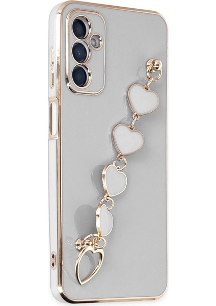 Samsung Galaxy A14 4g Kılıf Esila Silikon - Beyaz