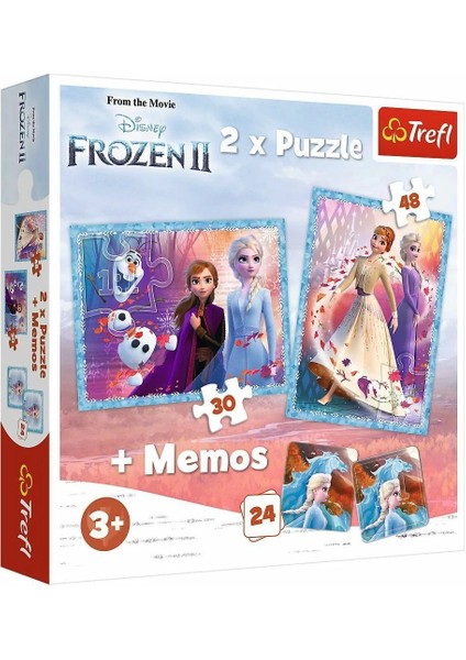 PUZZLE-90814 2ın1 Frozen Iı Çocuk Puzzle