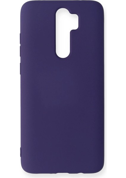 Xiaomi Redmi Note 8 Pro Kılıf Nano Içi Kadife Silikon - Mor