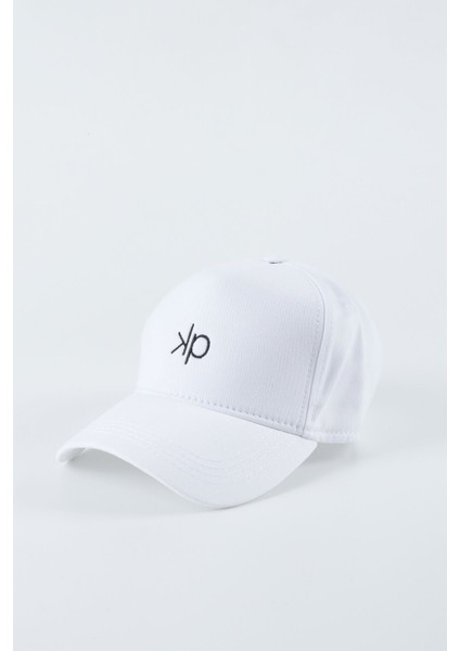 Kp Nakışlı Baseball Cap Şapka - Beyaz fiyatları