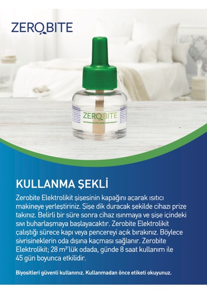 Sivrisineklere Karşı Elektrolikit Yedek Şişe 30 gr - 45 Gece Koruma modelleri