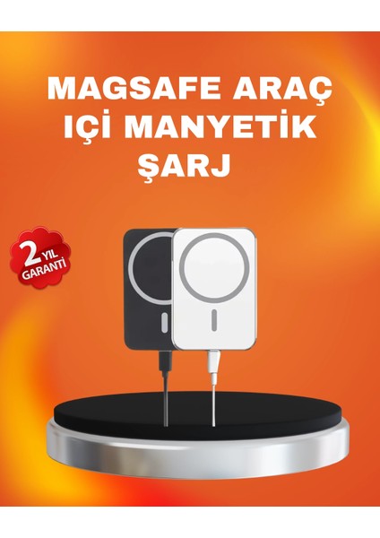 Akıllı Koruma Sistemli Magsafe Araç Tutucu iPhone 12/13/14 Uyumlu