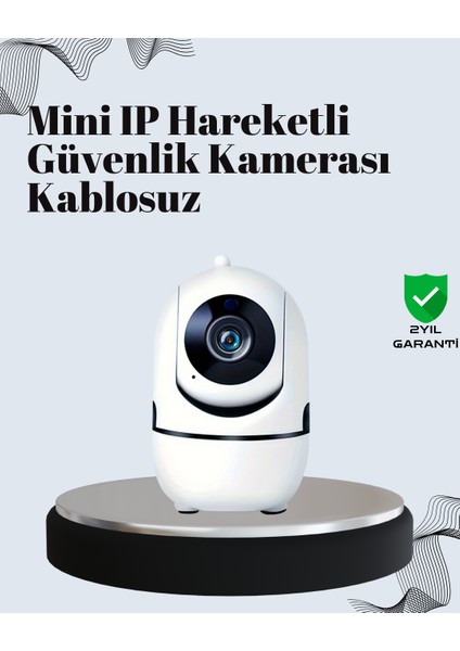 Akıllı Kontrol ve Hareket Takipli 1080P Kablosuz Güvenlik Kamerası – Gece Gör - ME001W-51S1Q