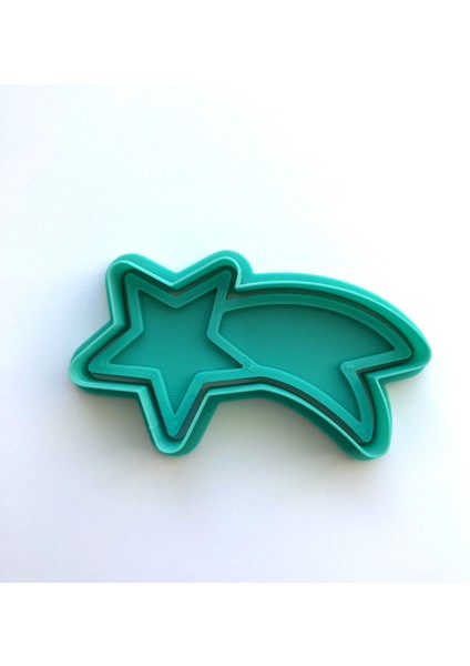 Kuyruklu Yıldız Kurabiye Kalıbı ve Damga Seti | Dilek Yıldızı Figürü | Yılbaşı, Kutlama Temalı Parti | Şeker Hamuru, Kil Şekillendirici fiyatları