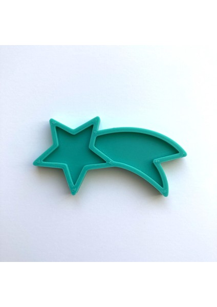 Kuyruklu Yıldız Kurabiye Kalıbı ve Damga Seti | Dilek Yıldızı Figürü | Yılbaşı, Kutlama Temalı Parti | Şeker Hamuru, Kil Şekillendirici fırsatları