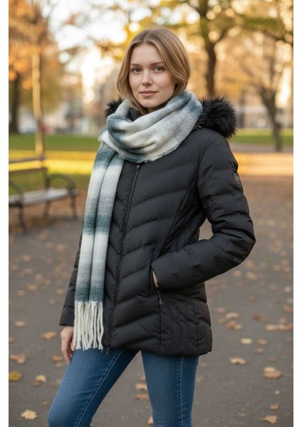 Renk Geçişli Puffy Yumuşak Dokulu Atkı ( BC-1236 )