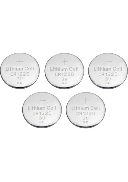 Yuma CR1220 Süper Lityum 3V 5’li Kart Düğme Pil fiyatları