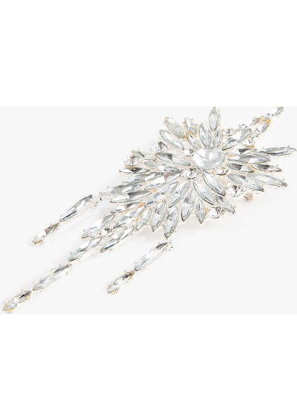 Taş Detaylı Sallantılı Arkası Iğneli Broş fiyatları