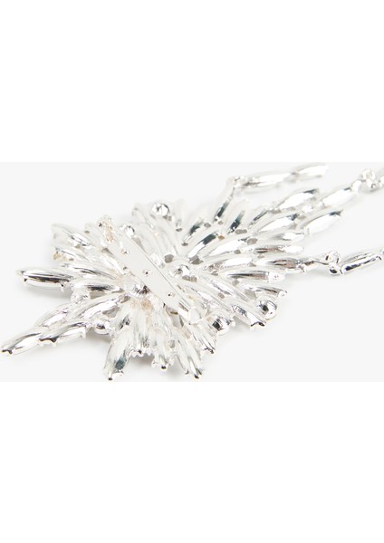 Taş Detaylı Sallantılı Arkası Iğneli Broş modelleri