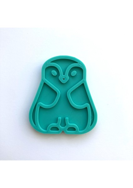 Sevimli Penguen Figürlü Kurabiye Kalıbı | Kış Hayvanları Teması | Hamur, Kil ve Şeker Hamuru Damgası fırsatları