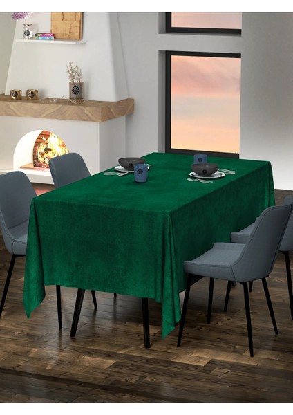 Kadife Dokulu Masa Örtüsü - 4 Farklı Renk fiyatları