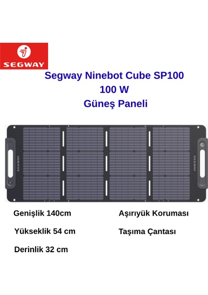 Ninebot Cube SP100 100 W Güneş Paneli