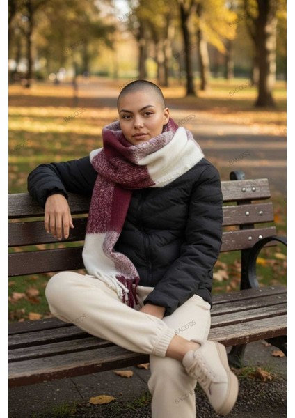 Ekose Puffy Yumuşak Dokulu Atkı ( BC-1238 ) fiyatları