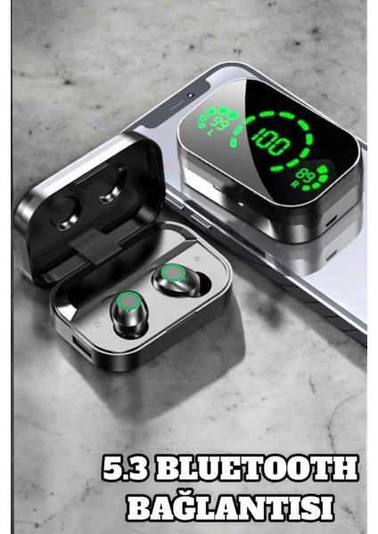 Bluetooth Kulaklık Çift Telefon Desteği ve Suya Dayanıklı Powerbankli indirimleri