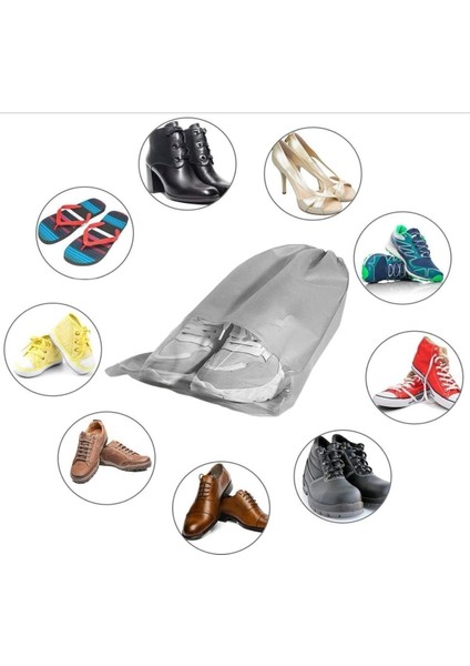 5 Adet Pencereli Valiz Içi Ayakkabı Taşıma Çantası Seyahat Düzenleyici fiyatları