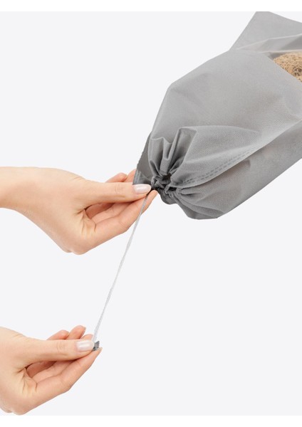 5 Adet Pencereli Valiz Içi Ayakkabı Taşıma Çantası Seyahat Düzenleyici