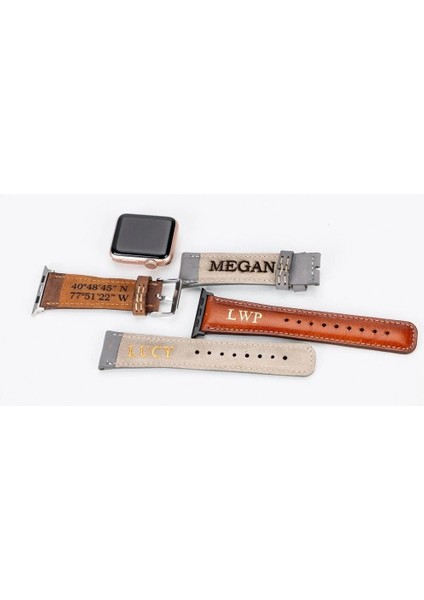 Apple Watch Uyumlu Deri Kordon 38-40-41MM Ferro ZE01N fırsatları