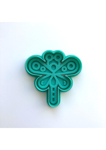 Sanatsal Yusufçuk Figürlü Kurabiye Kalıbı | Kanat ve Gövde Detaylı | Hamur, Kil ve Şeker Hamuru Damgası fiyatları