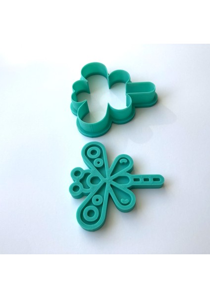 Sanatsal Yusufçuk Figürlü Kurabiye Kalıbı | Kanat ve Gövde Detaylı | Hamur, Kil ve Şeker Hamuru Damgası fırsatları