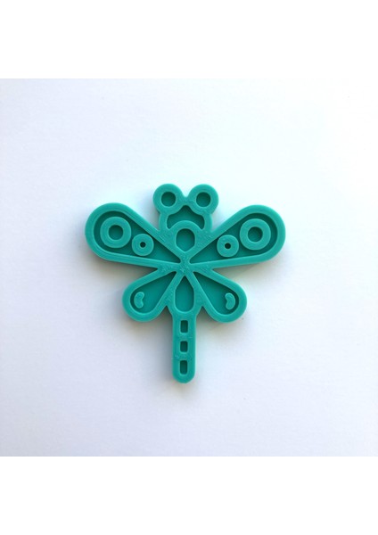 Sanatsal Yusufçuk Figürlü Kurabiye Kalıbı | Kanat ve Gövde Detaylı | Hamur, Kil ve Şeker Hamuru Damgası indirimleri