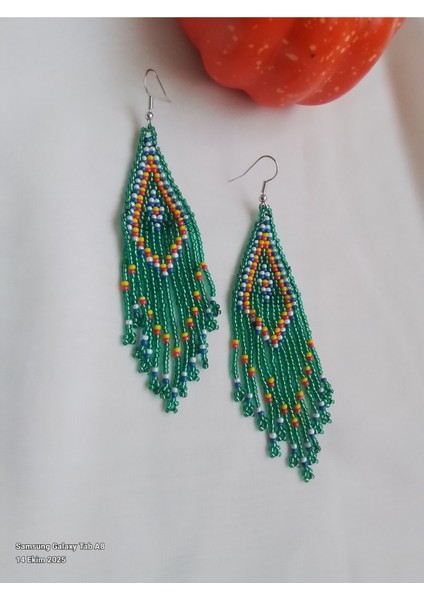 Kum Boncuklu El Yapımı Küpe fırsatları