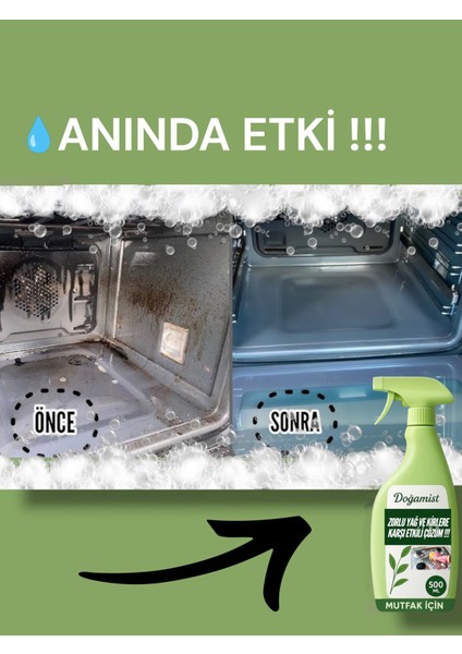 Mutfak Temizleyici Kir Yağ Sökücü Yüzeylerde Güçlü Etkili Sprey indirimleri