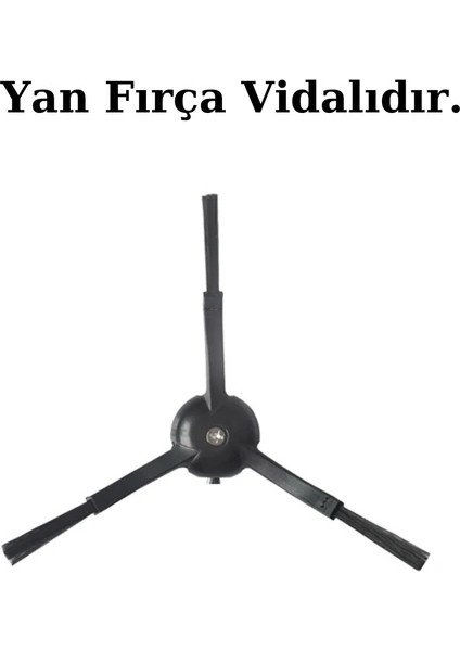 Roborock S8, S8+ Uyumlu Yedek Ana Fırça Takımı ve Yan Fırça-4 Parça modelleri